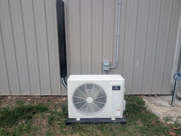 Ductless mini-split outdoor condenser